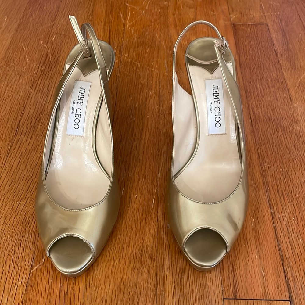 Jimmy Choo: strappy peep-toe heels